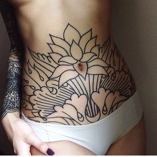 stomach-tattoos-for-girls-10