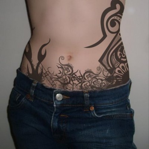 stomach-tattoos-for-girls-3