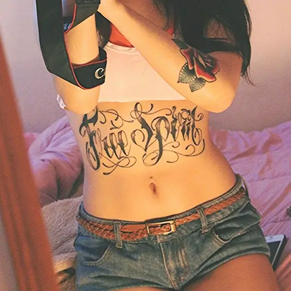 stomach-tattoos-for-girls-9