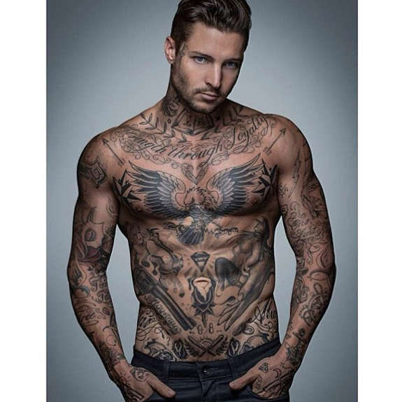 Male Tattoos on the Abdomen 30 Inspirations  New Old Man  NOM Blog