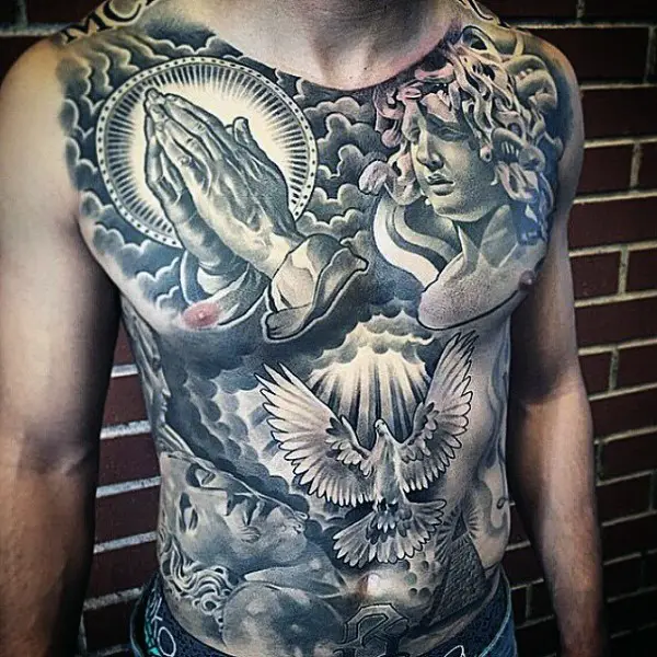 15 Exclusive Stomach Tattoos For Men thats Need Guts To Try