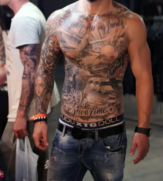 Male Tattoos on the Abdomen 30 Inspirations  New Old Man  NOM Blog