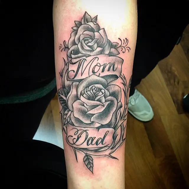 38 Mom Dad Tattoos To Honor Their Love