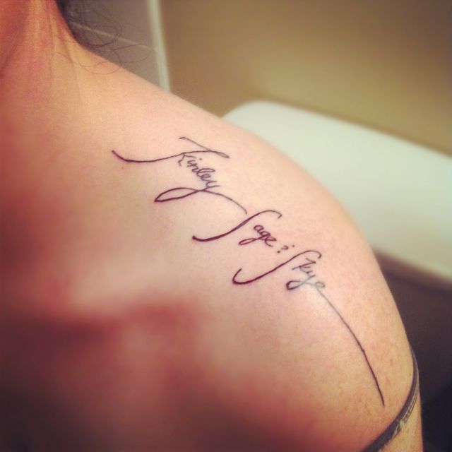 38 Loving Tattoos With Kids Names to Cherish