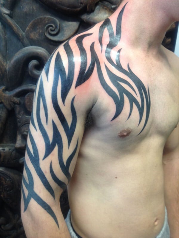 The Flames tribal tattoos