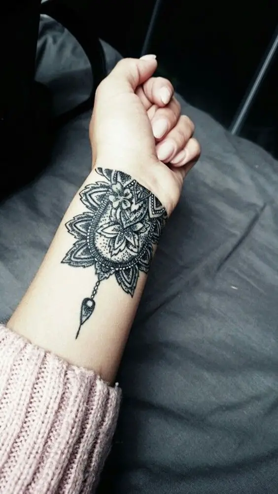 girly wrist cover up tattoos