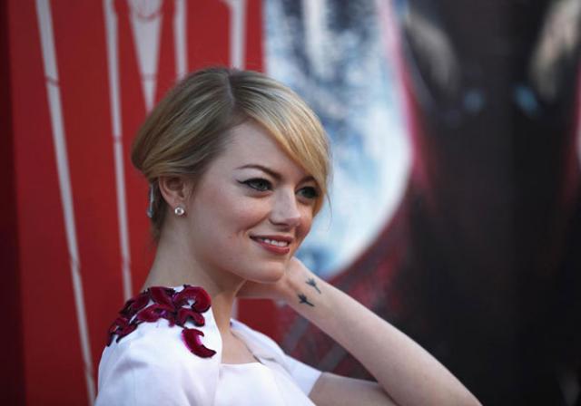 EMMA STONE'S WRIST TATTOO