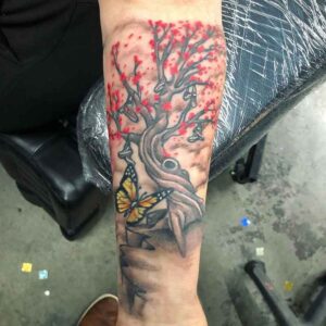 10 Captivating Cherry Blossom Tree Tattoo Designs – Tattoos Design Idea