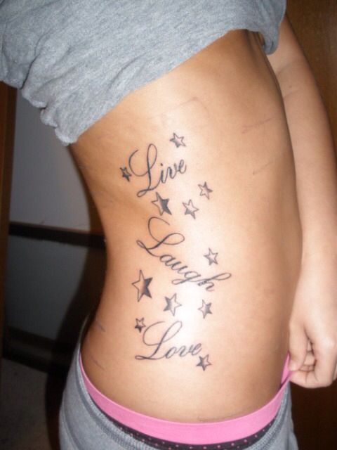 5 Cute Live Laugh Love Tattoo Design Ideas For Girls