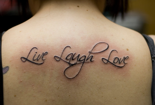 Latest Live laugh love Tattoos  Find Live laugh love Tattoos