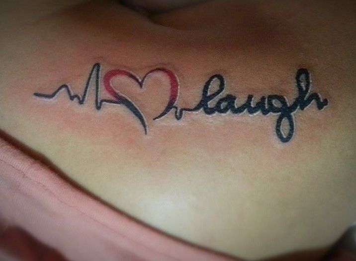 Vital life signs for Live Laugh Love Tattoo