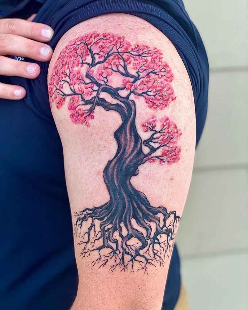 My Cherry Blossom Tree Tattoo 2 by Silvercatgirl27 on DeviantArt