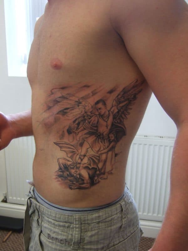 tattoo for men on ribs