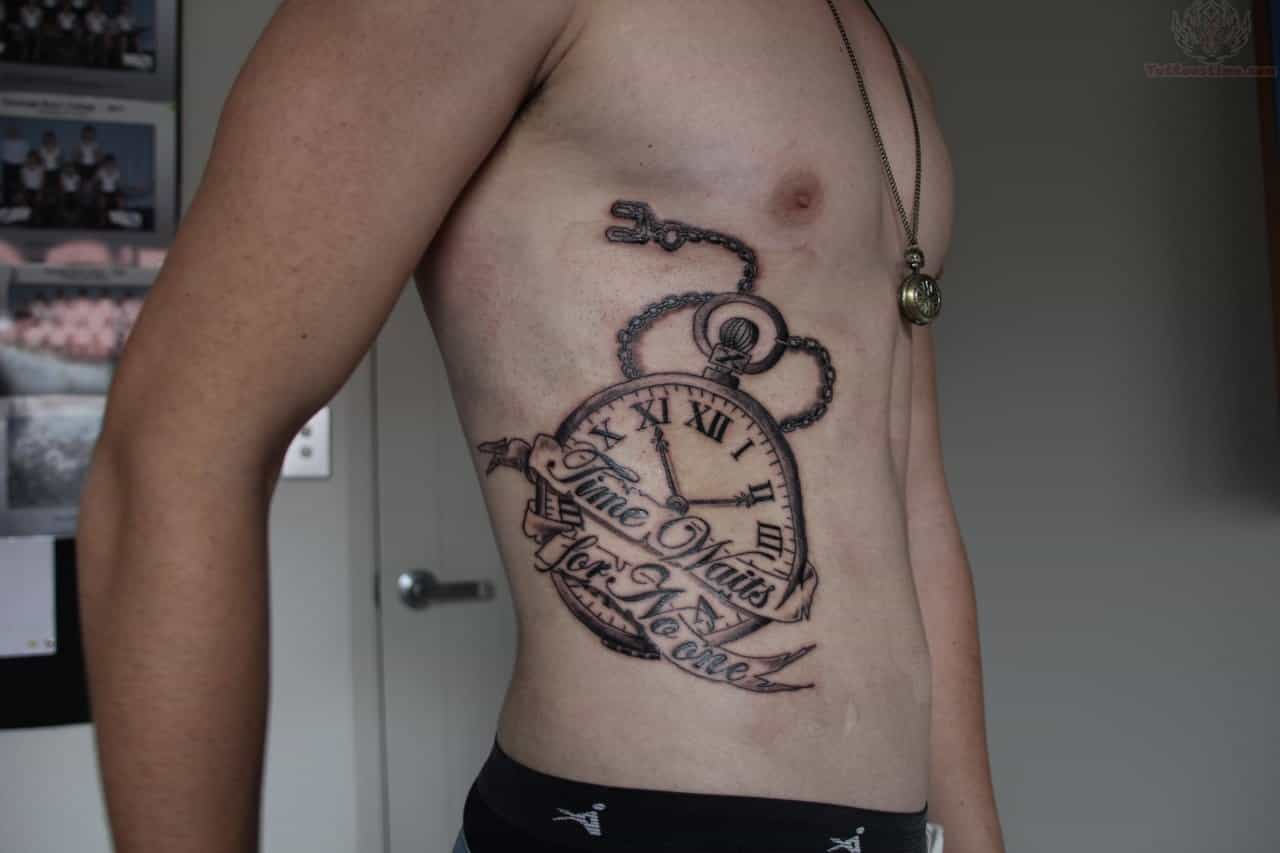 favorite Tick Tack Tattoo idea for men 