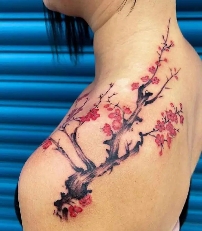 10 Captivating Cherry Blossom Tree Tattoo Designs – Tattoos Design Idea