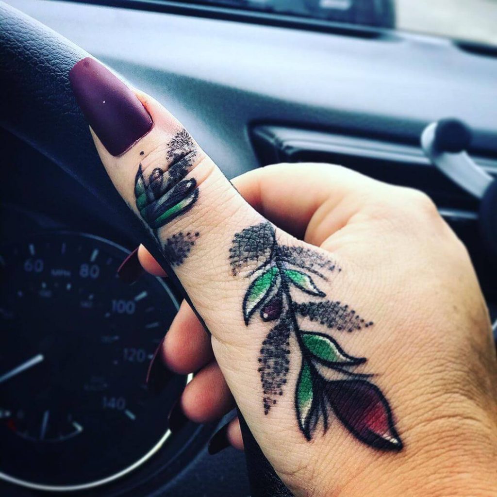 hand tattoos for girls