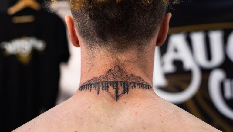 40 Insane Back of Neck Tattoos For Men To Try Now 2022 