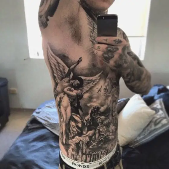 tattoo for men on ribs