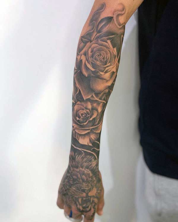 60 Popular Rose Tattoo Designs for Men  The Trend Spotter