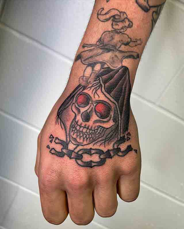 skull bracelet  Tattoo by Matthew Amey on JR Littleton  Independent Tattoo   Flickr