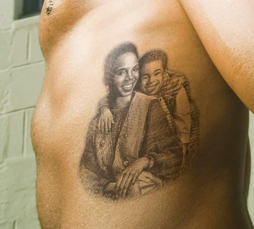 mother and son tattoos