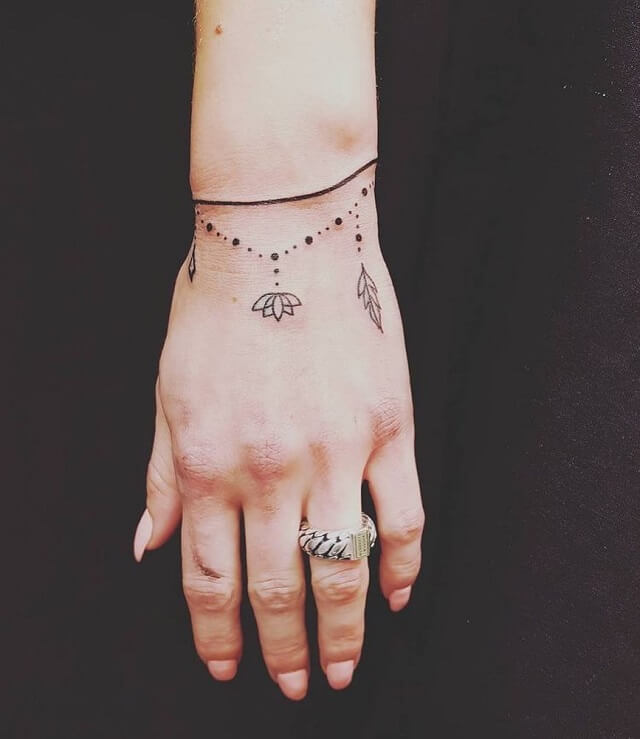 bracelet wrist tattoos 
