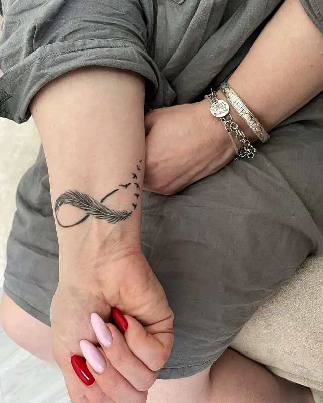 infinity wrist tattoos