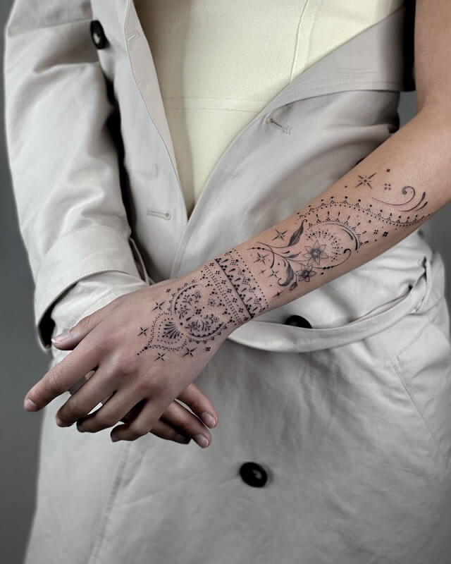 large wrist tattoos
