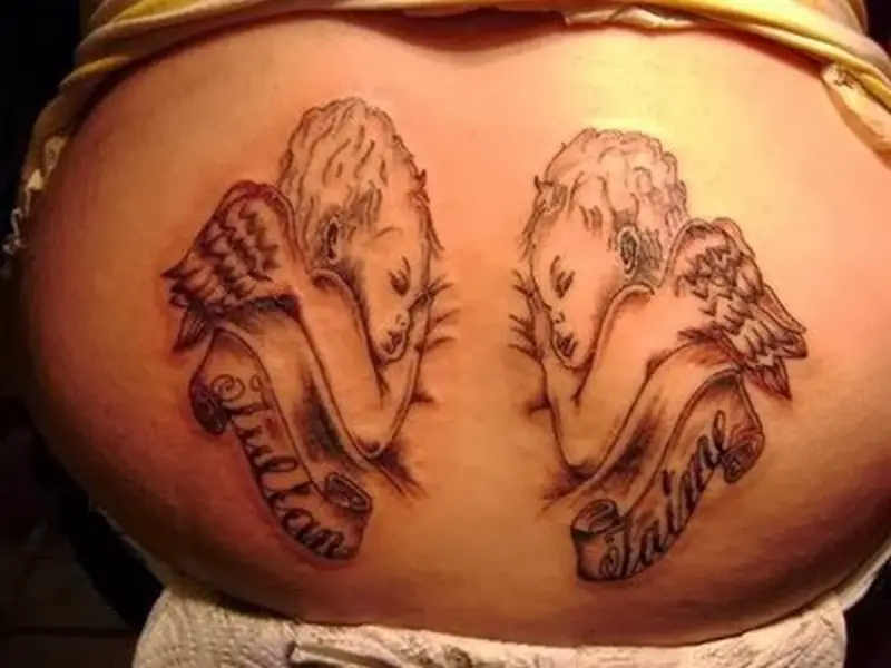 mother and son matching tattoo ideas