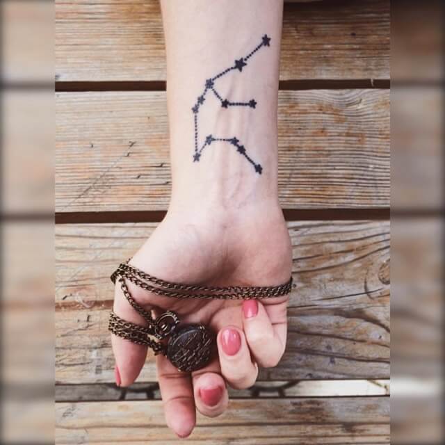 star wrist tattoos