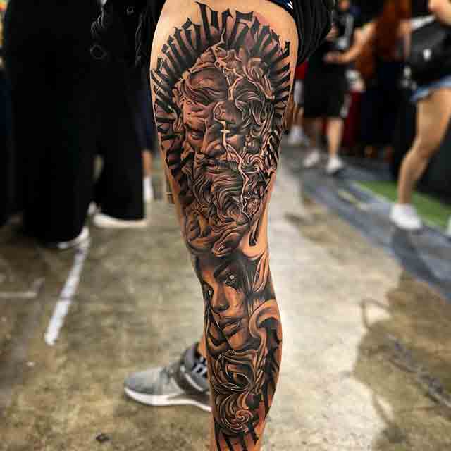 Leg-Sleeve-Tattoo-For-Men-(2)