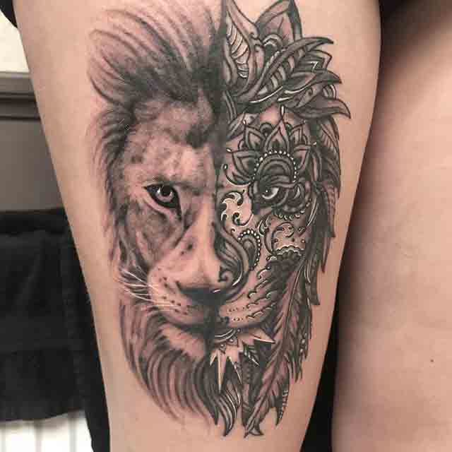 Lion-Leg-Tattoos-For-Men-(1)