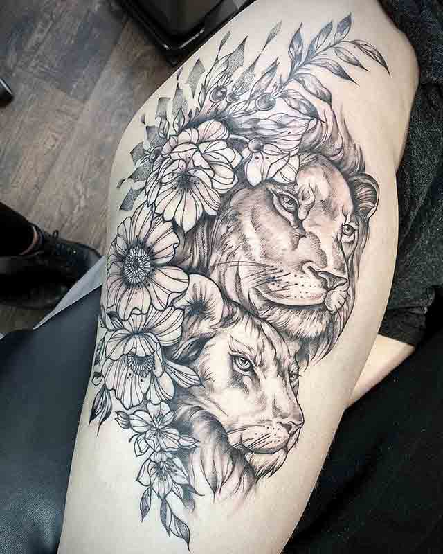 Lion-Leg-Tattoos-For-Men-(2)