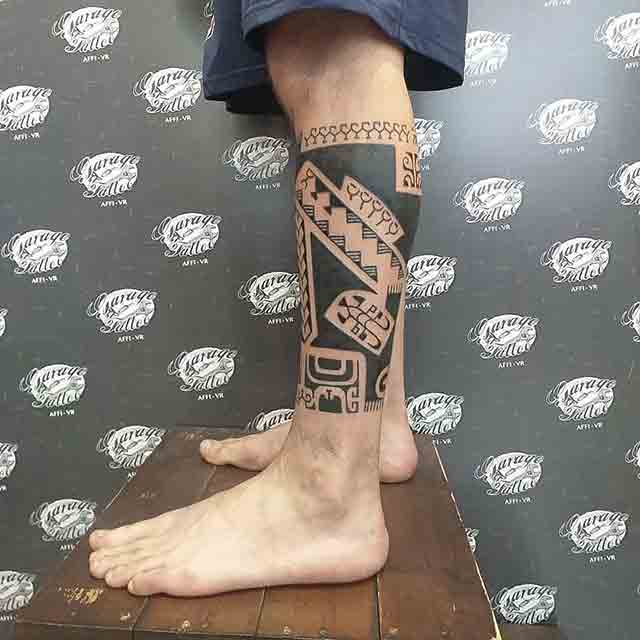 Polynesian-Leg-Tattoos-For-Men-(2)