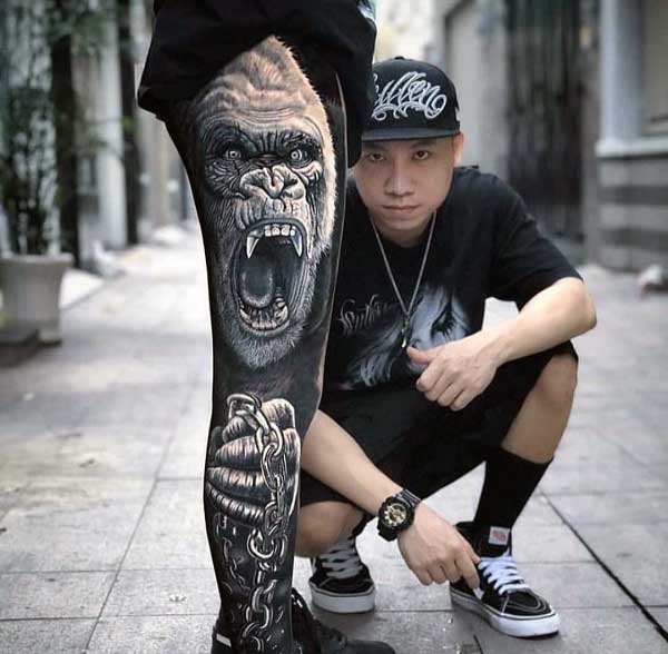 51 Cool Simple Leg Tattoos for Men 2023 Inspiration Guide