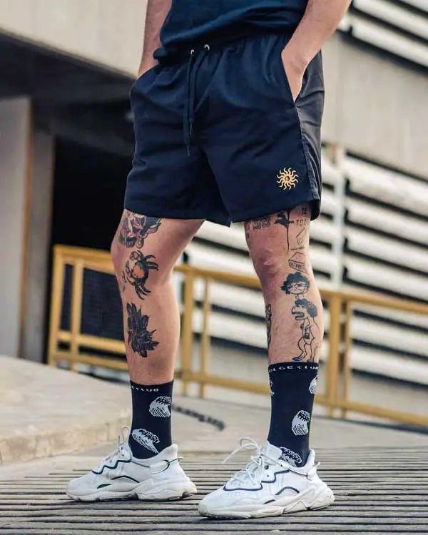 25 Simplistic Leg Tattoos For Men That Exactly What You Are Looking For 