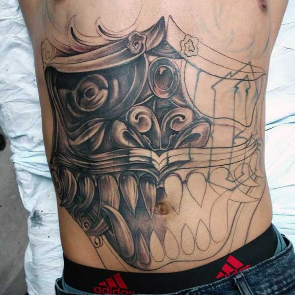 15 Exclusive Stomach Tattoos For Men thats Need Guts To Try