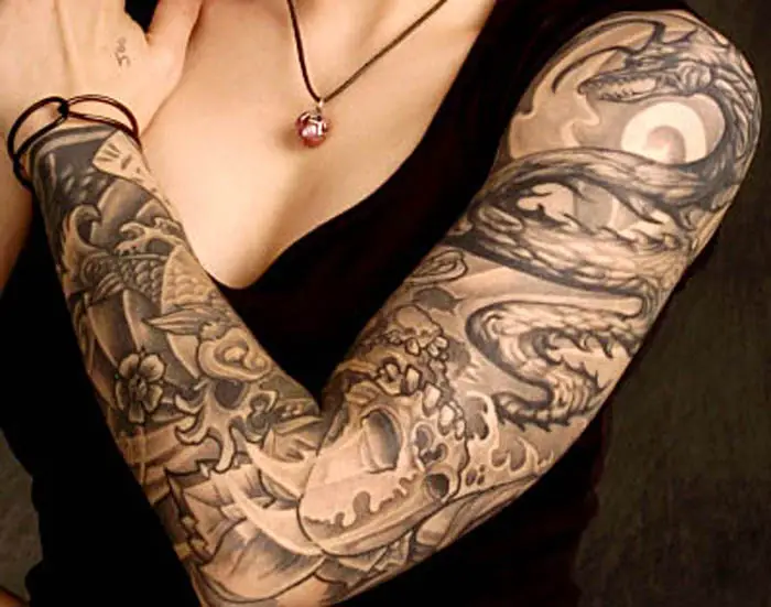 Full Sleeve Tattoo Ideas For Women 40 Attractive Sleeve