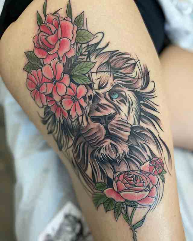 Lion-Thigh-Tattoos-(2)