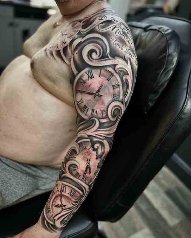 Clock-Sleeve-Tattoos-For-Men-(3)