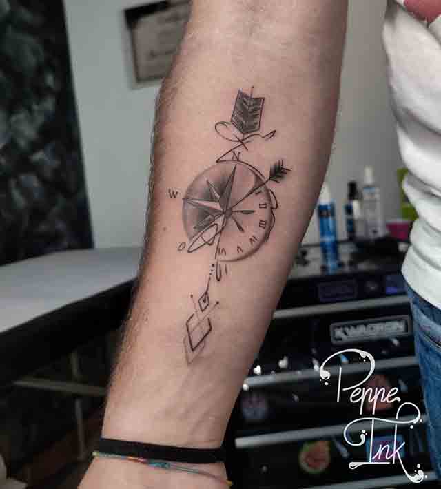 Compass-Sleeve-Tattoos-For-Men-(2)