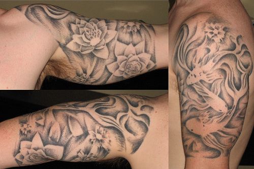 bicep tattoos for men