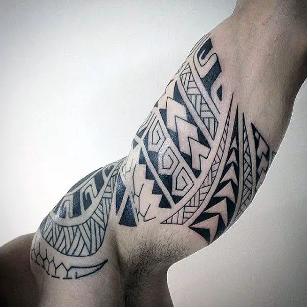 inner bicep tattoo