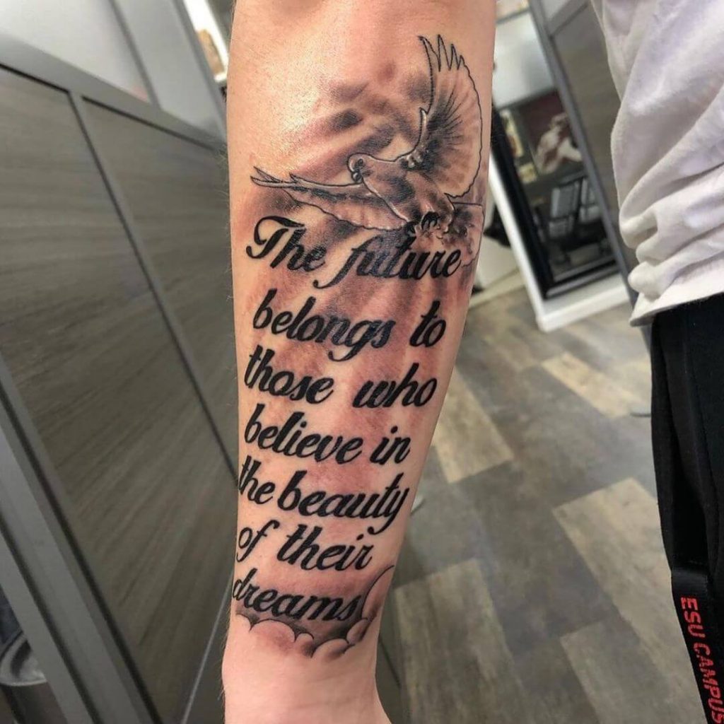 Quote Tattoo For Men