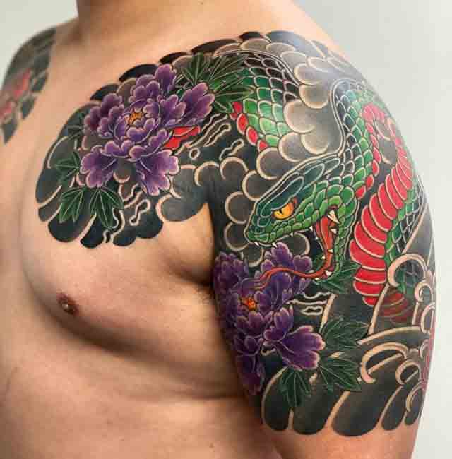 Half-Sleeve-Japanese-Tattoo-Designs-For-Men-(2)