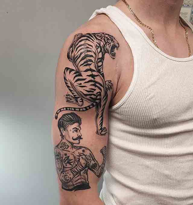 Half-Sleeve-Tiger-Tattoos-For-Men-(2)