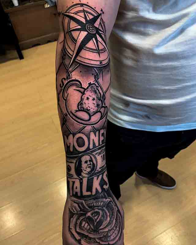 Top more than 71 money forearm tattoos latest  thtantai2