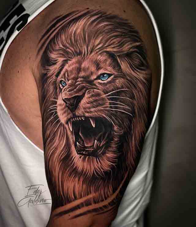 Lion-Half-Sleeve-Tattoos-For-Men-(3)