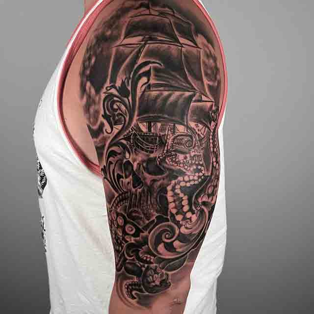 Military-Half-Sleeve-Tattoos-For-Men-(1)