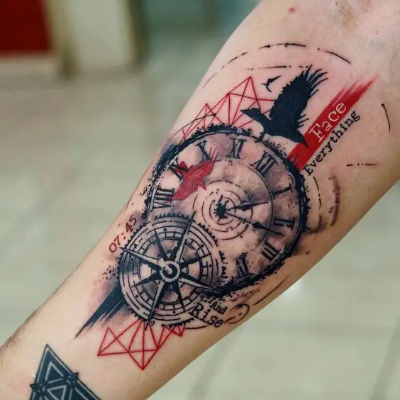 30 Best Clock Tattoos For Men  Ideas And Designs 2023  FashionBeans